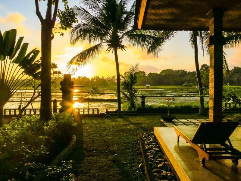 Green Field Hotel And Bungalow Ubud Exterior foto
